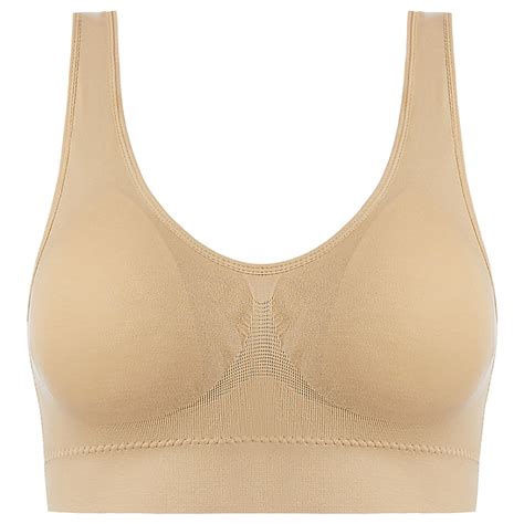 Lycaql Lingerie For Women Women S Seamless Mid Solid Color Sports Bra With Removable Bra Pad Top