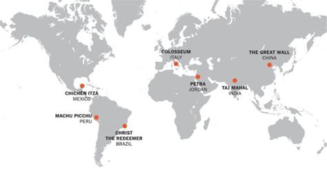 Quelles Sont Les 7 Nouvelles Merveilles Du Monde