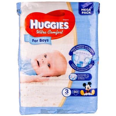 Подгузники для детей HUGGIES (Хаггис) Ultra Comfort Mega (Ультра ...