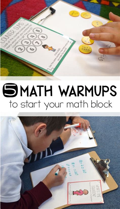 Susan Jones Teaching Math Warm Ups To Start Your Math Block Math