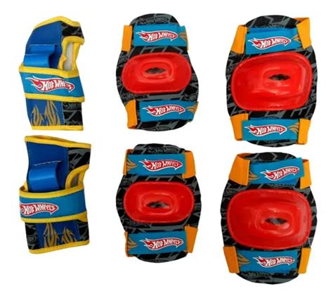 Kit De Proteção Hot Wheels Bike Skate E Patins Parcelamento sem juros