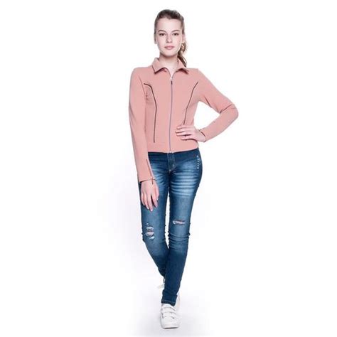 Jaqueta Teeen Zíper NUDE PP FANYGIRL Casaco e Jaqueta Infantil Magazine Luiza