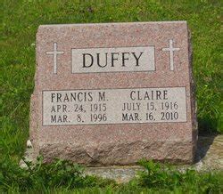 Francis M Duffy Homenaje De Find A Grave