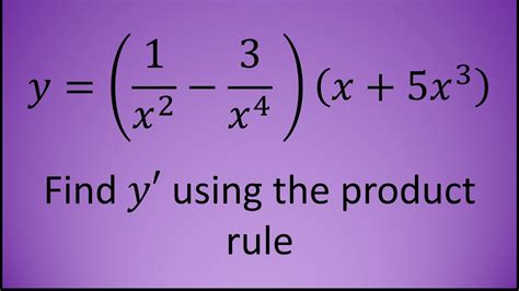 The Product Rule Example 2 YouTube