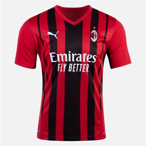 Maglie Da Calcio AC Milan Prima By PUMA 2021 22 Manica Corta Maglie