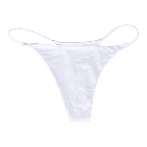 Alcepopk Women Thong Bikini Bottoms G String Sexy Low Waist Swimsuit