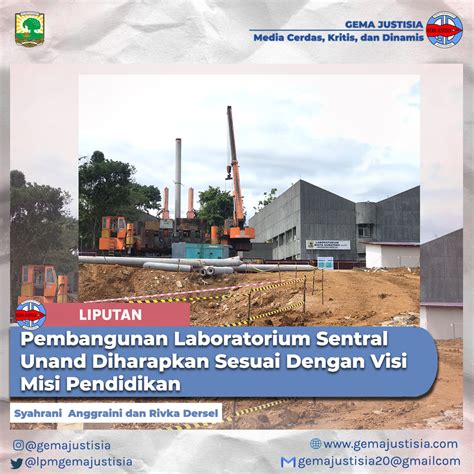 Pembangunan Laboratorium Sentral Unand Diharapkan Sesuai Dengan Visi