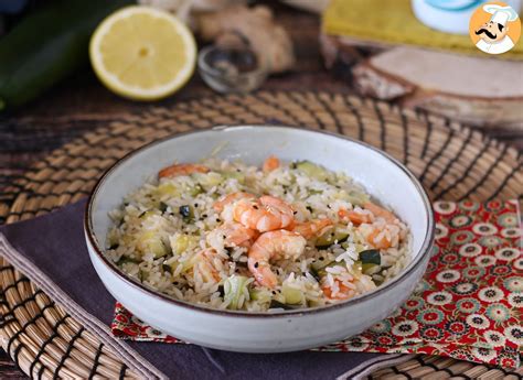 Salade De Riz Aux Crevettes Courgettes Et Gingembre Recette Ptitchef