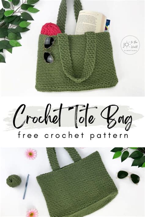 Easy Crochet Tote Bag Pattern Free Jo To The World Creations