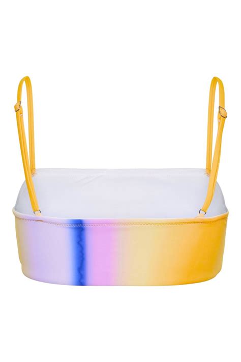 Pieces Badetøj PC Anni Bikini Top Blazing Orange