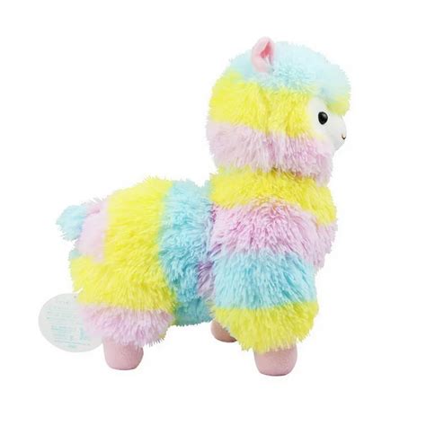 1Pcs 35CM Soft Stuffed Plush Toy Grass mud horse Doll Toy Rainbow ...