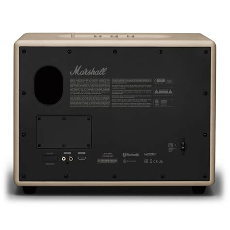 Marshall - Woburn III - Cream - Bluetooth Speaker - Iconic Classic ...