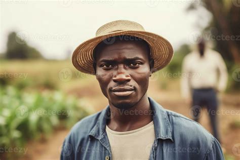 Black Farmer Portrait Generate Ai 30581899 Stock Photo At Vecteezy