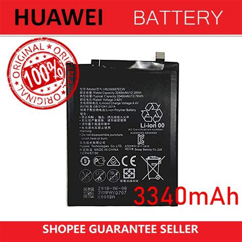 Year Warraty Original Huawei Nova I Battery Hb Ecw