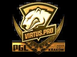 Virtus Pro Gold Krakow 2017 CSGO Sticker Price CS GO Captain