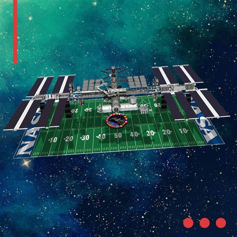 Space Station Size Compared To Soccer Field Nasa NASA To Decommission