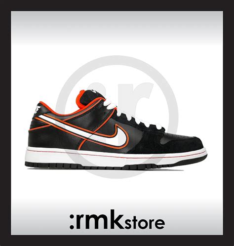 rmkstore: Nike Dunk Low Pro SB Black Orange Blaze 304292-010