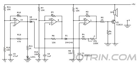 Lm324 Quad Op Amp Ic Pinout Circuit Datasheet And Uses Jotrin Electronics