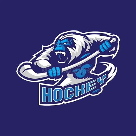 Yeti Ice Hockey Player Stock Illustrations 21 Yeti Ice Hockey Player