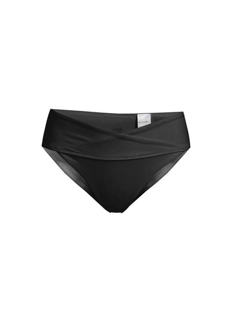 Casall Dół od bikini High Waist Wrap Bikini Brief Czarny Modivo pl