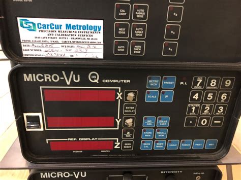 Micro Vu Optical Comparator w/Measuring Controls - BTM Industrial