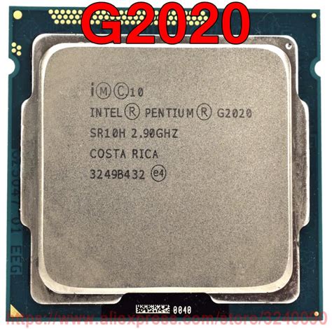 Original Intel Cpu Pentium G2020 Sr10h Processor 2.90ghz 3m Dual-core ...