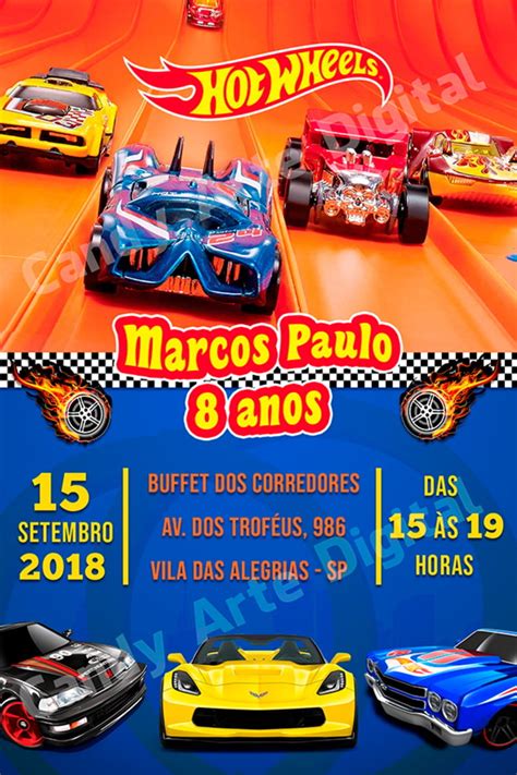 Convite Hot Wheels Para Editar E Imprimir Descubra O Conforto E A Seguran A A Bx Bet