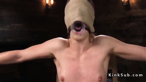 In Device Bondage Slave Fucked With Dildo