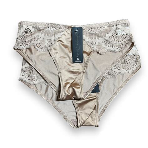 Intimates Sleepwear Satin Silky Smooth Bikini Slide Lace Panties