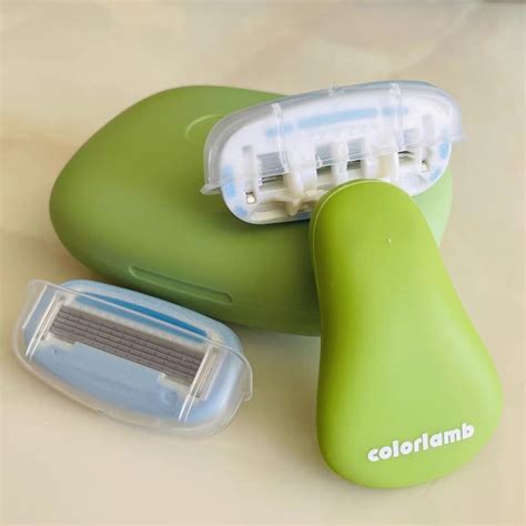 Dao cạo bikini dao cạo lông vùng kín gel thực vật có hộp đựng lưỡi thay thế dao cạo nữ