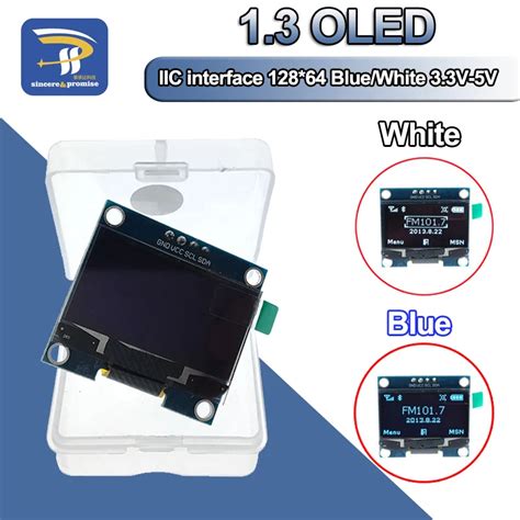 Pcs Oled Module White And Blue Color Iic I C X Inch