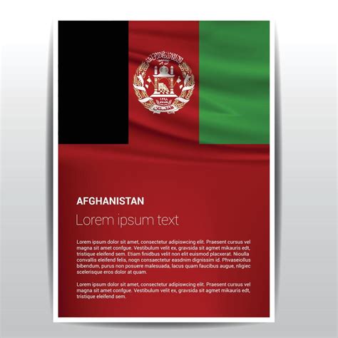 Afghanistan flag design vector 14260864 Vector Art at Vecteezy