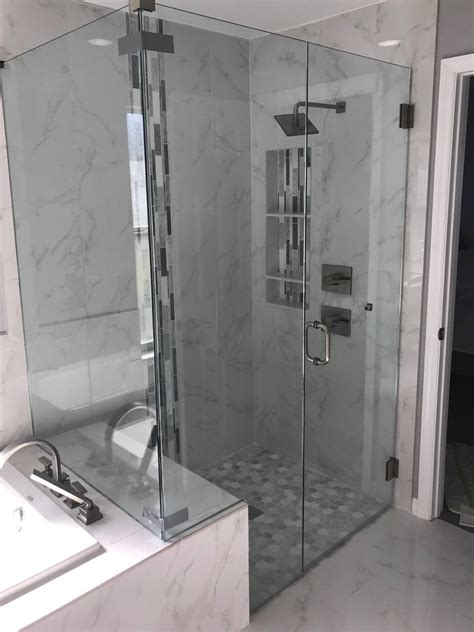 Frameless 90 Degree Unit Jv Shower Doors And More