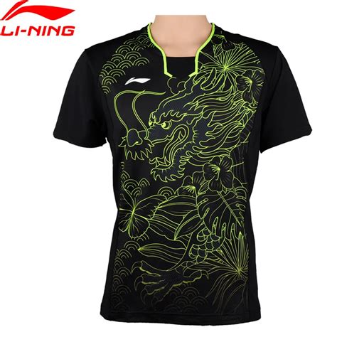 Aliexpress Buy Li Ning Men Shirt Table Tennis Sport T Shirt Quick