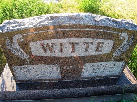 Fritz Witte Homenaje De Find A Grave