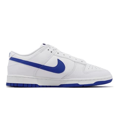 Nike Dunk Low White Hyper Royal 白 藍 男女鞋 休閒鞋 Dv0831 104 Trendy Shoes