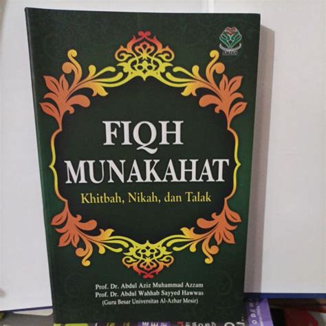 Jual Buku Fiqh Munakahat Khitbah Nikah Dan Talak Penerbit Prof Dr Abdul