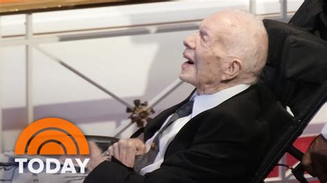 Jimmy Carter Makes Rare Appearance At Wife S Tribute Service YouTube