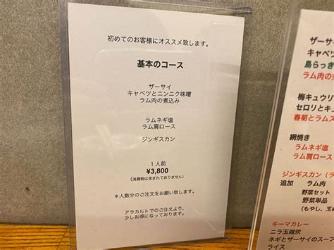 ジンギスカンなら中目黒のまえだや！ラム肉のコースが安くてうまい！最高です！