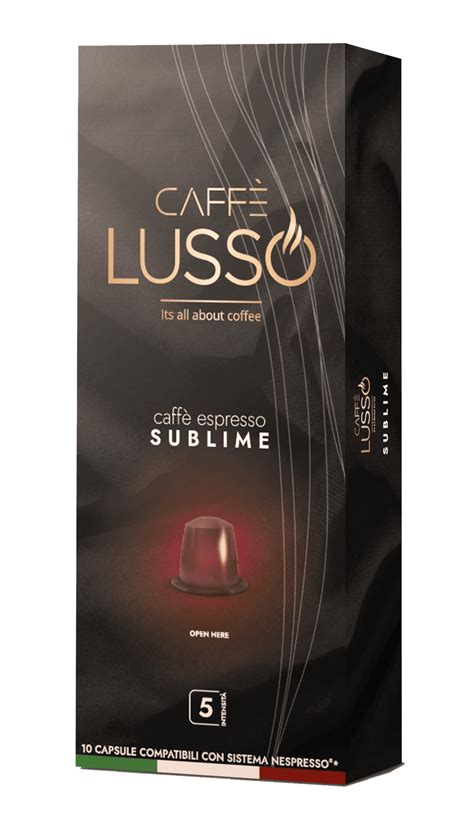 קפסולות למכונת קפה | מכונות אספרסו | קפה לוסו - CAFFE LUSSO