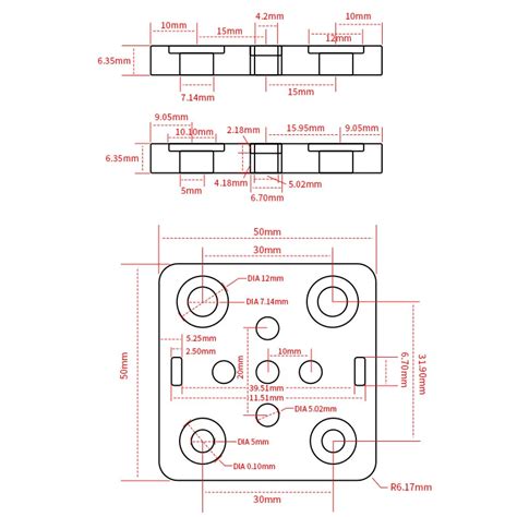 slot openbuilds  gantry plat set  pulley aluminum profiles