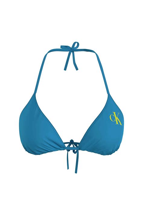 Calvin Klein Mavi Kadın Bikini Üst Kw0kw01970cvz Fiyatı Yorumları Trendyol