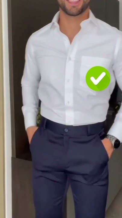 Easy Way To Shirt Tucking Shirt Tucking Hacks For Mens