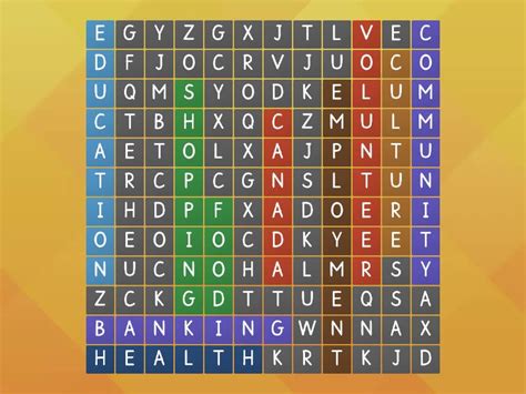 Themes - Wordsearch