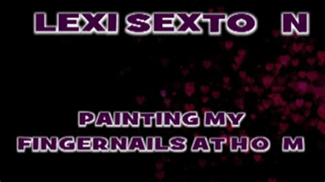 Lexi Sexton Painting Her Fingernails WMV 720 X 480 Amateur Adventures Clips4sale