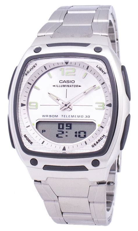 Casio Analog Digital Telememo Illuminator Aw D Avdf Aw D Avdf Men