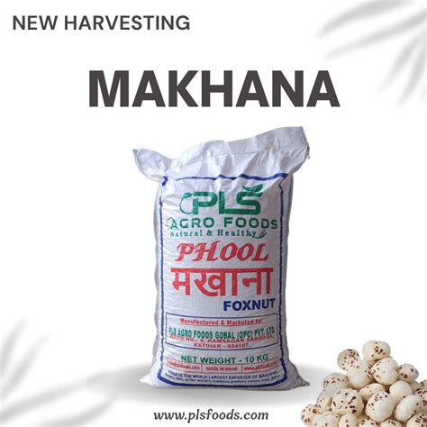 5 Suta HAndpick Makhana Packaging Size 10kg At Rs 1050 Kg In Katihar