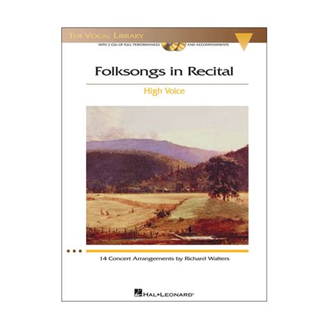 Folksongs In Recital High Voice Hal Leonard Nylund Son