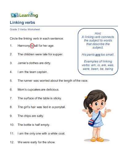 Linking Verb 8 Examples Format How To Use Pdf