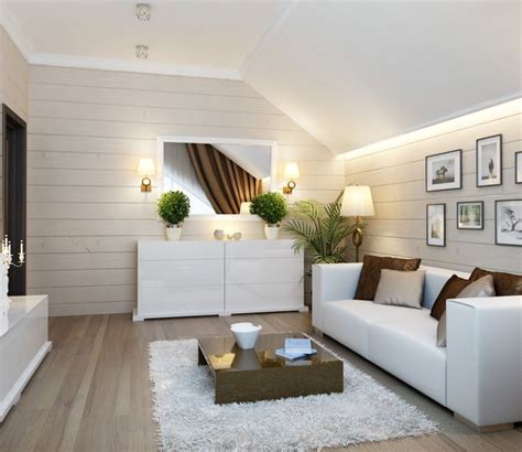 Белый брус в интерьере: примеры оформления на фото